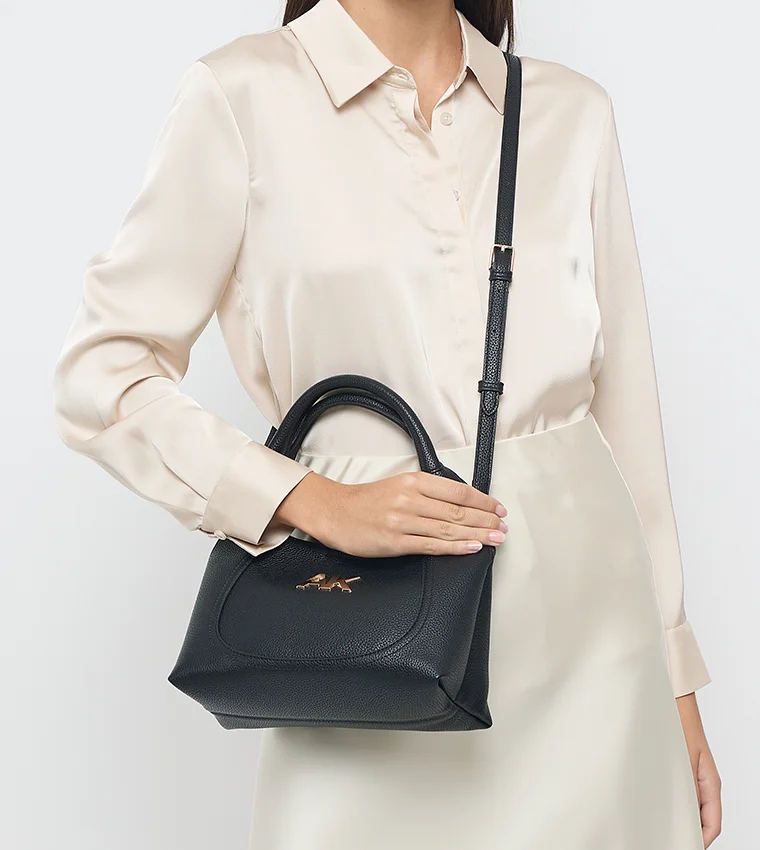 آن كلاين طقم حقيبة هوبو من جلد البولي يوريثين بنقش آن كلاين